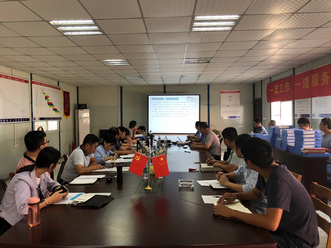 公司開展沱澮河項目部2018年三季度項目管理檢查 公司開展沱澮河項目部2018年三季度項目管理檢查